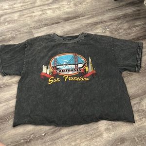 Brandy Melville John galt San Francisco cut off tee